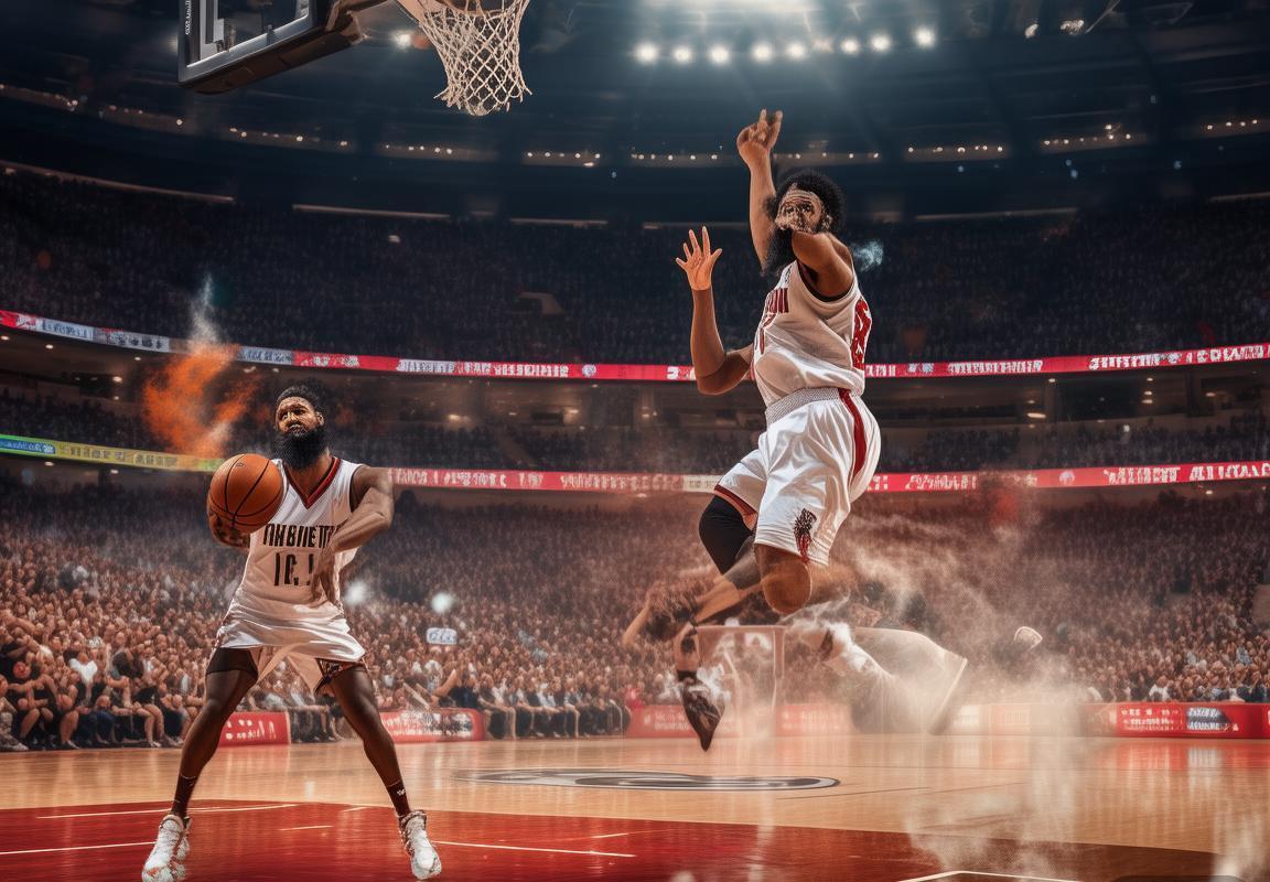 2017年NBA火箭VS骑士巅峰对决：詹姆斯与哈登火花四溅(图3)